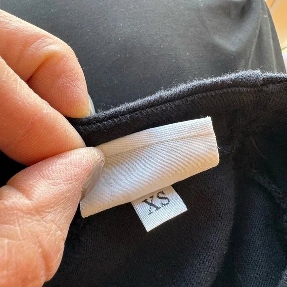 Black Oversized Boxy Tunic Blouse - Picture 2 of 5